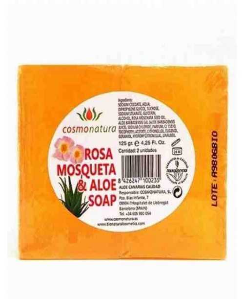 Jabón De Glicerina Con Rosa Mosqueta Y Aloe Vera 5999